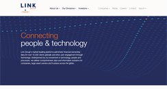 Desktop Screenshot of linkgroup.com